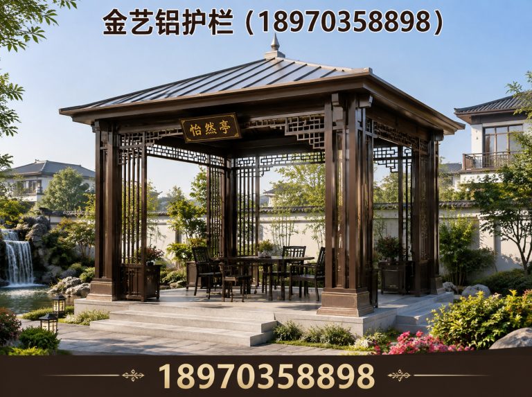 余干县铝艺凉亭展示图